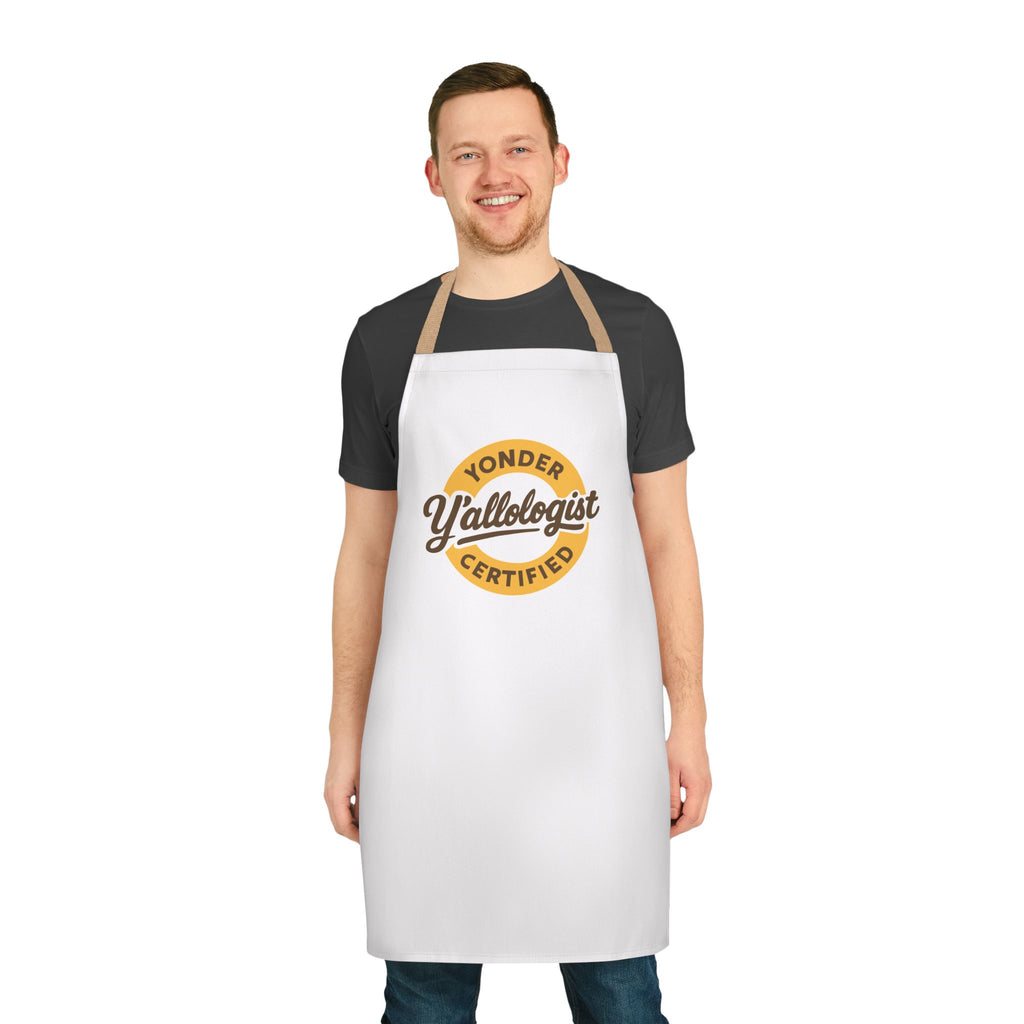 Y'allologist Round Logo Apron