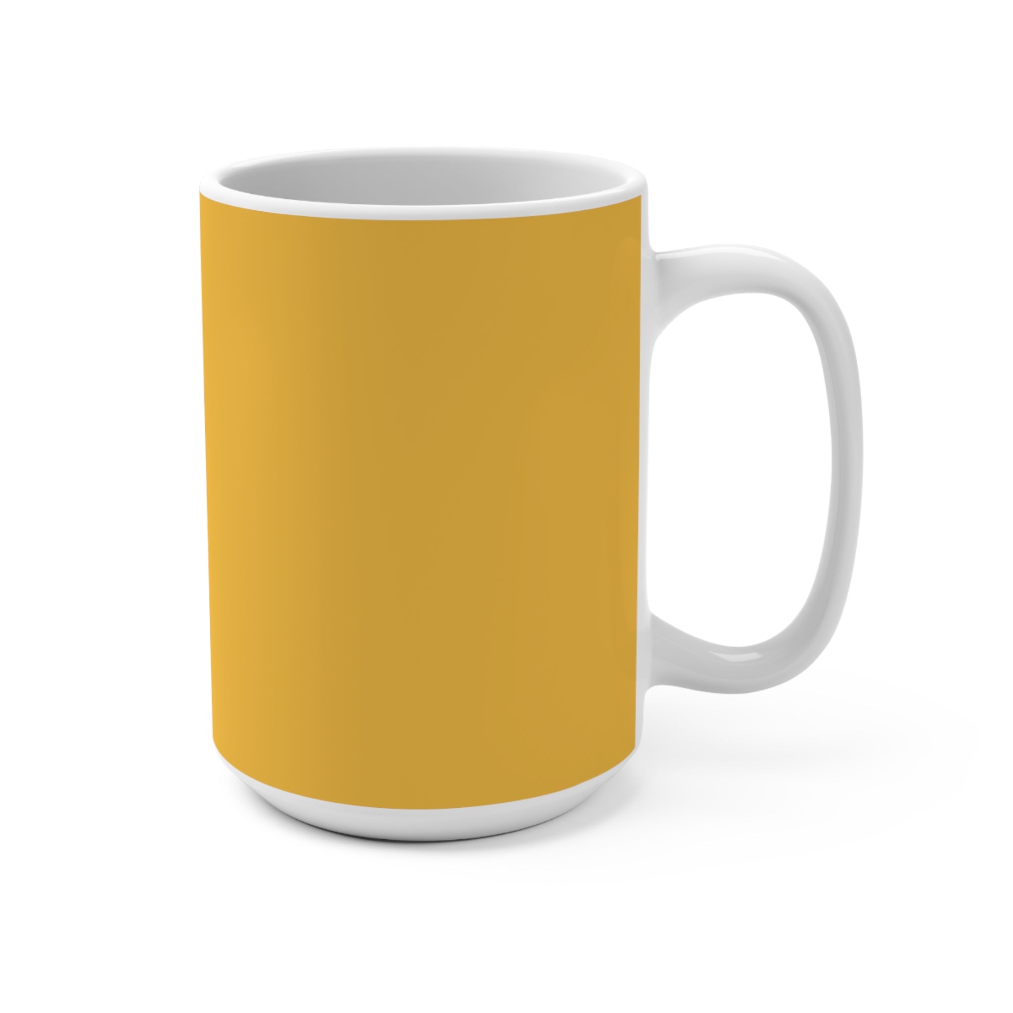 Y'allologist Yonder Certified Round Logo Yellow 15oz Coffee Mug
