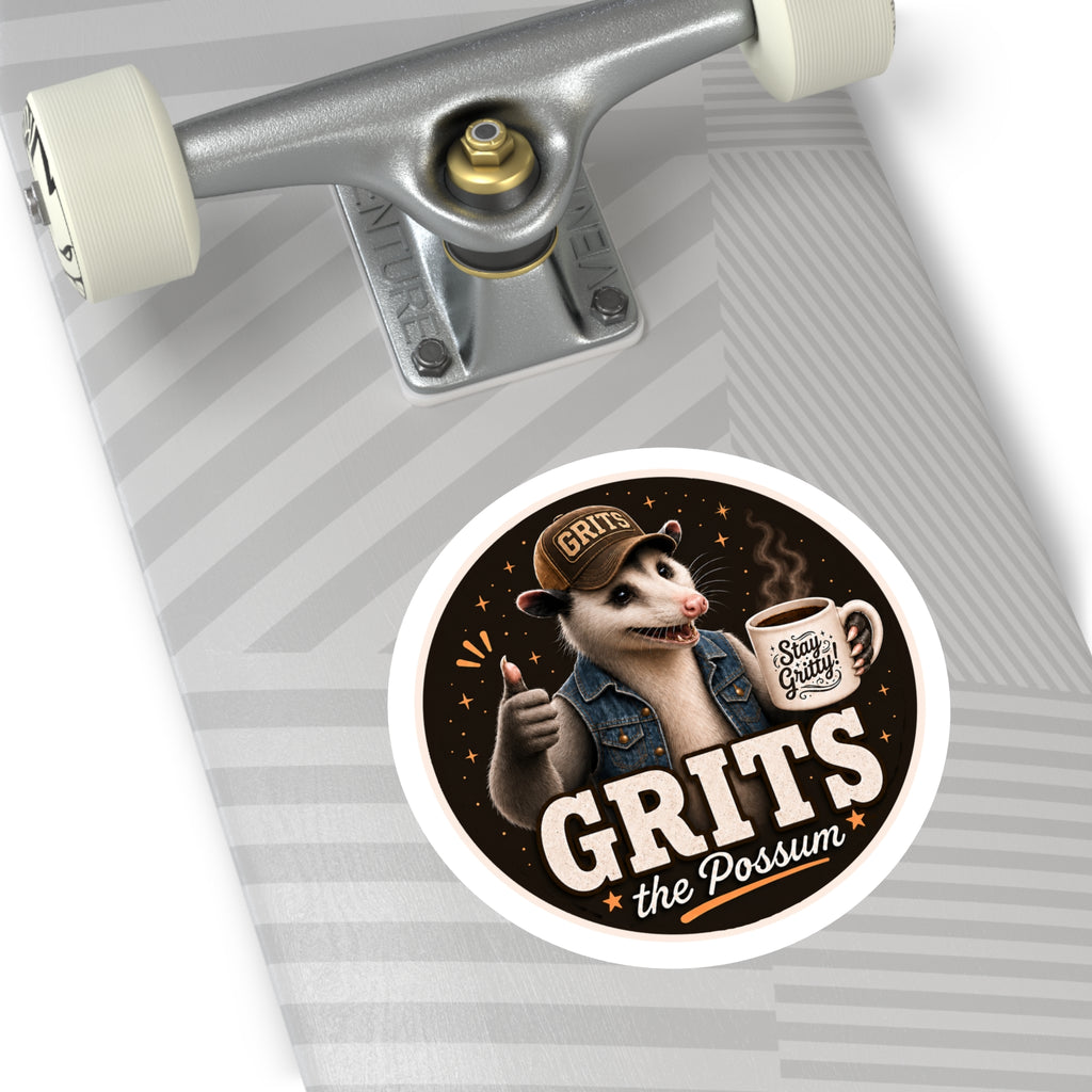 Grits w/ Stay Gritty Mug! Round Sticker