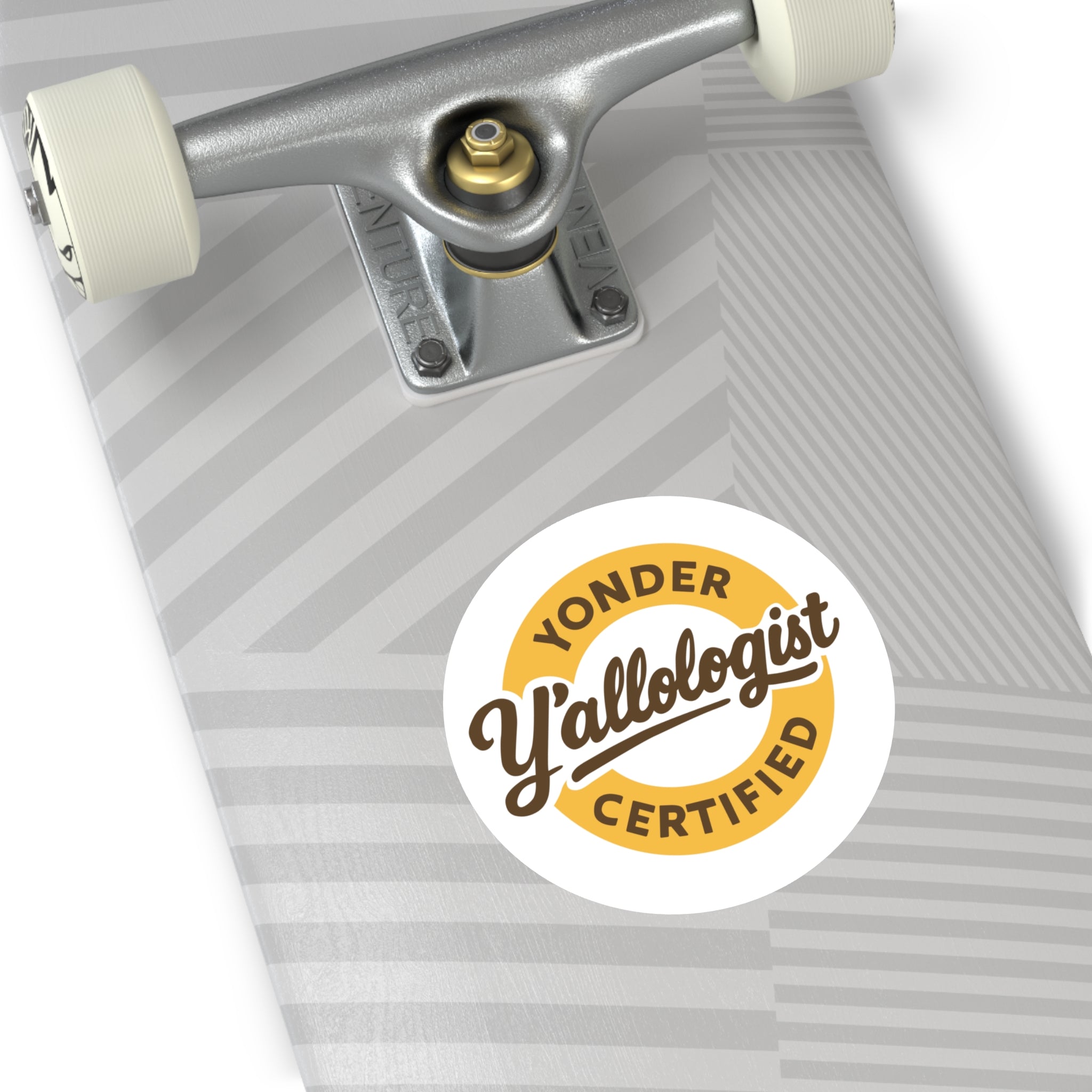 Y'allologist Yonder Certified Round Sticker