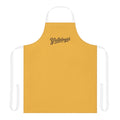 Y'allologist Yellow Apron with Brown Lettering