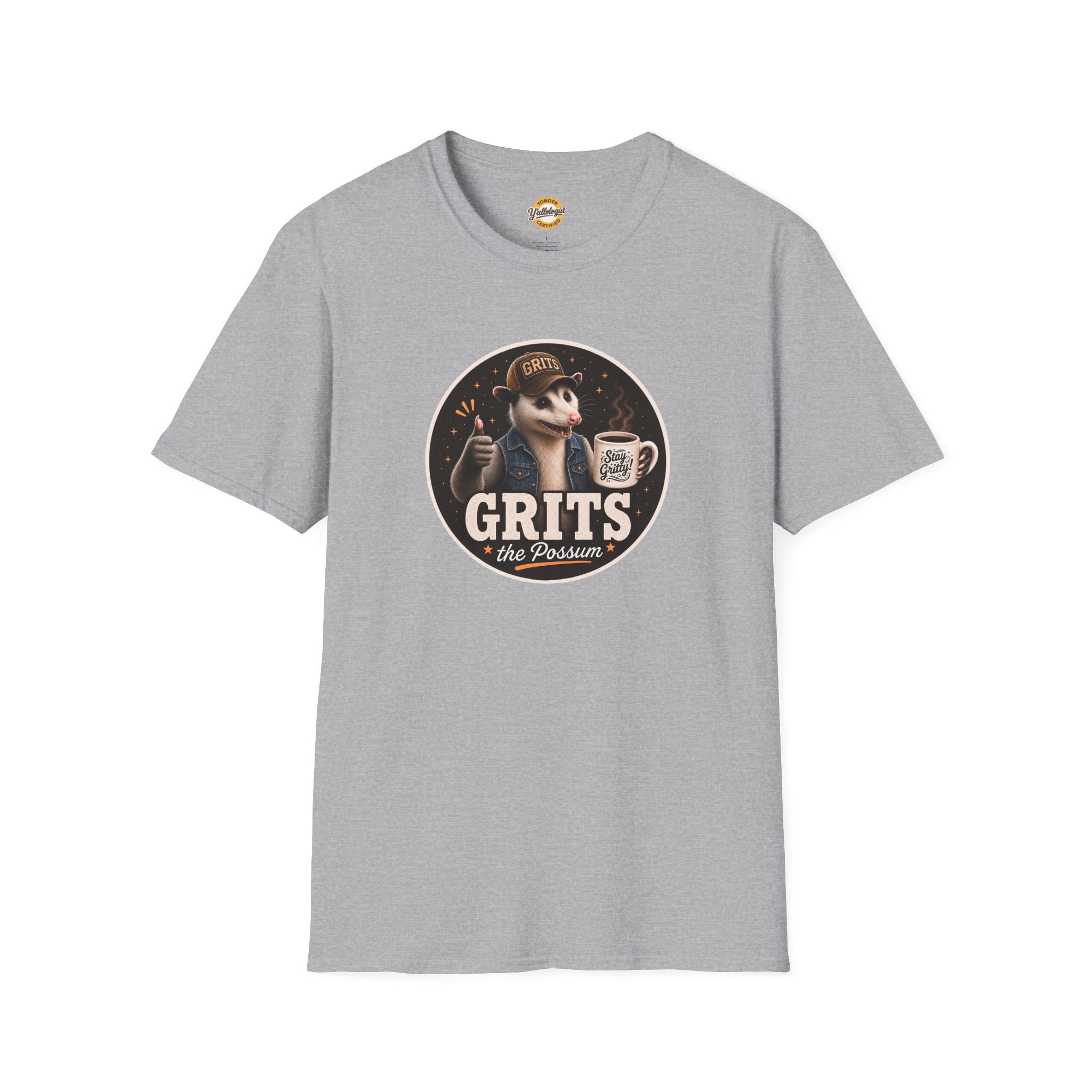 Grits the Possum with Stay Gritty! Mug Unisex T-Shirt