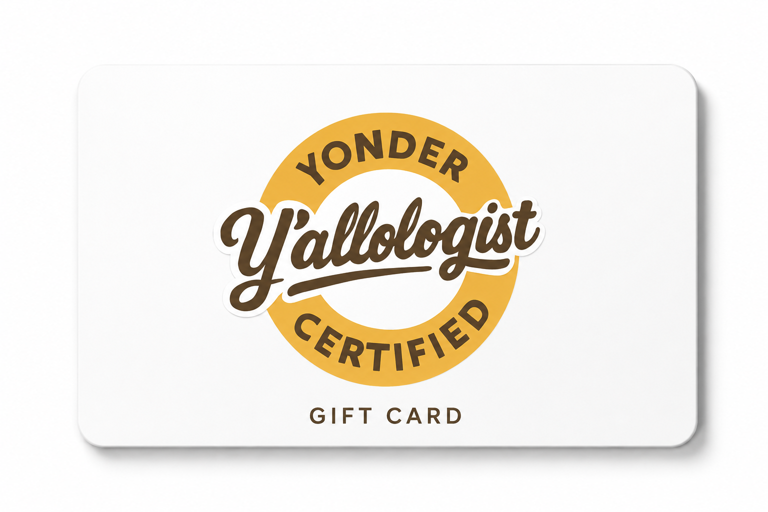 Y'allologist Gift Card